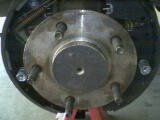 Passenger side axle
