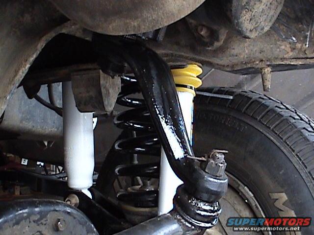 1994 Ford Bronco front suspension with new shocks and springs
