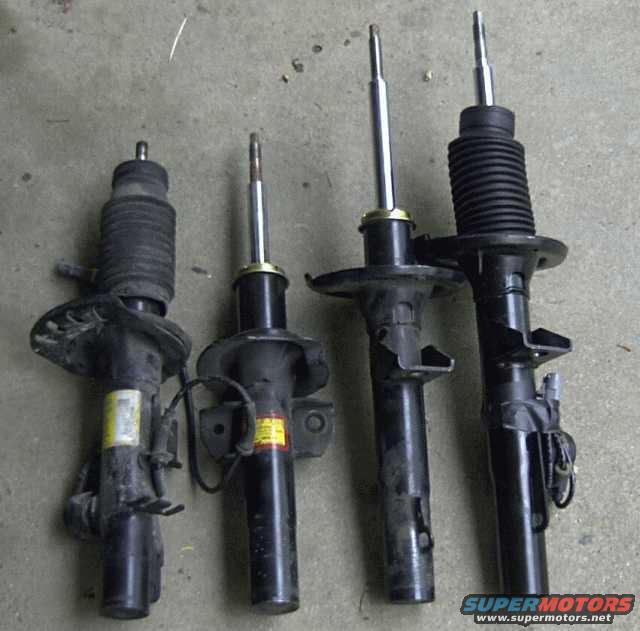 gen23-struts.jpg Rears on left, fronts on the right.  Gen 2 struts are the shorter ones.