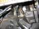 1992 Honda Civic - Close-up view of the clutch master cylinder assembly, showing pedals and wiring harness.