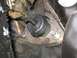 1992 Honda Civic - This photo shows a worn clutch master cylinder boot, likely needing replacement.