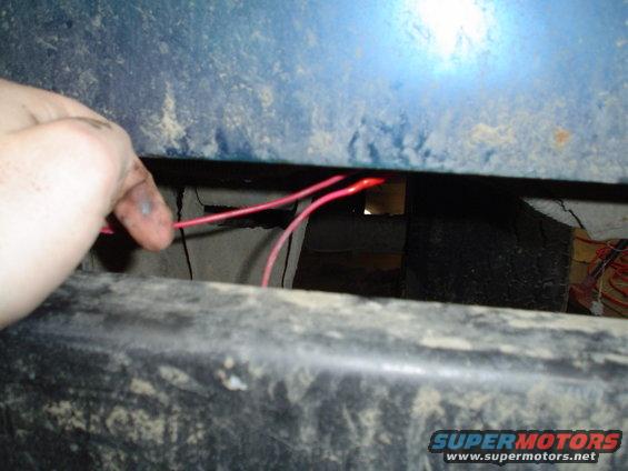 Wires from lights