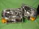 2001 Ford Excursion - chome light with yellow corner aftermarket