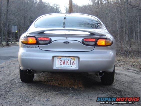1999 Ford Taurus rear view with license plate 12WK16