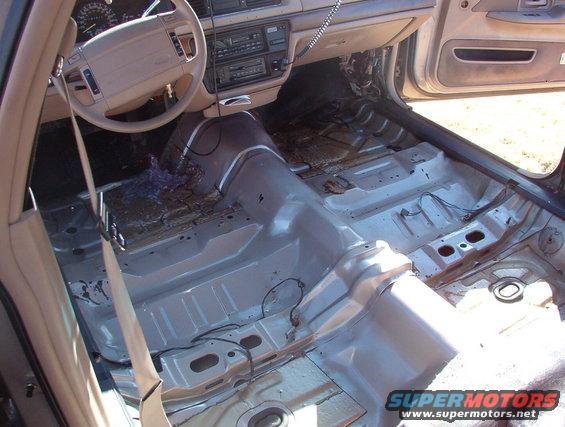 carpetoutl.jpg I pulled my carpet to dry it out. The passenger side is wet from the leak on the firewall at the HVAC drain.  I'm also adding a connector & wiring for a power passenger seat. 