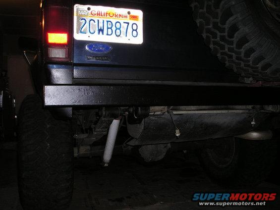 Rear of a 1986 Ford Bronco II with California plates 2CWB878