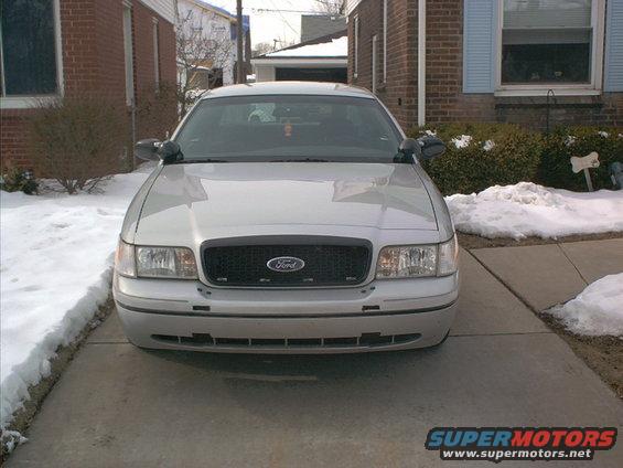 Silver 1998 Ford Crown Victoria front view
