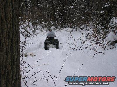 snow wheeling