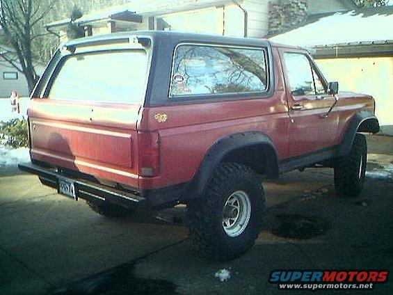new rear bumper