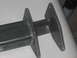 1991 Ford Bronco - Custom steel bracket with welded joints and mounting flanges.