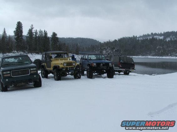 At the lake for lunch