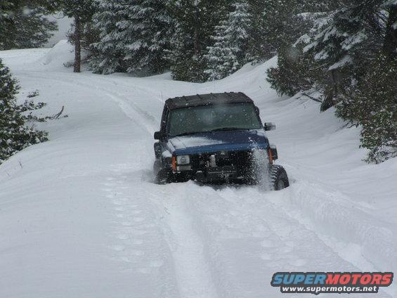 It got pretty deep, those are 37" tires