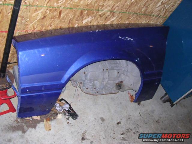 Left fender.