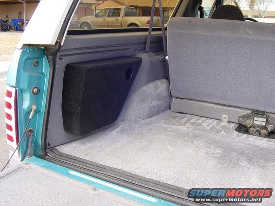 The left subwoofer box. It came out a little better than the right. Makes me want to re-cover the right one.
