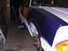 Pass side fender and door changed. In the middle of being painted.