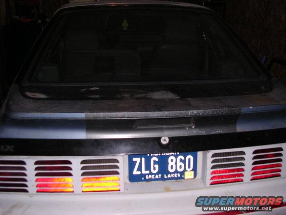 Hatch already replaced with new wing installed.