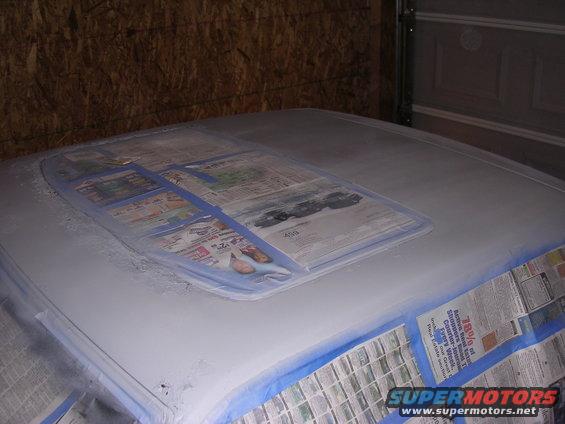 I know the roof is still rusty. The car will be in storage for 5 months. I move in a week. have to get the car back together.