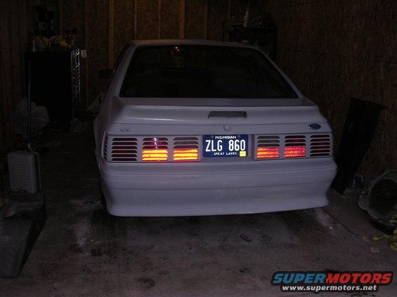 The third brake light is in the apartment.