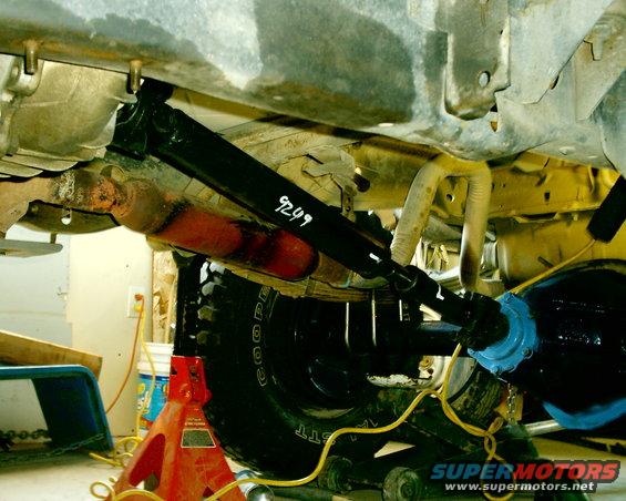 20-february-2006-rear-brakes-and-driveshaft-002.jpg Billings Machine and Welding made me this new drive shaft.  Stock length, front CV joint, bigger u-joint on rear.