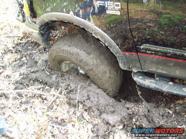 My brothers truck when he tried to get back to me to pull me out.