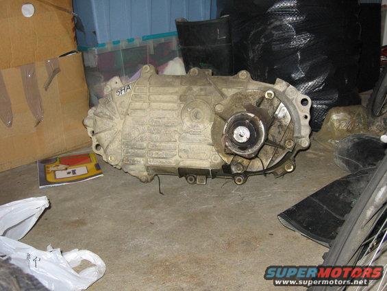 Transfer case with '5HA' marking