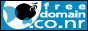 Logo with text 'free domain .co.nr'