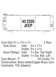 1995 Jeep YJ - Diagram of a Jeep radiator, part number 43 2335, with detailed core, tank, and hose fitting dimensions.