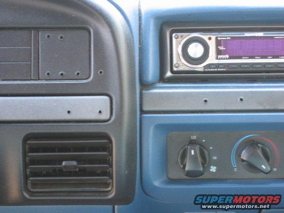 holes for Cb and other radios