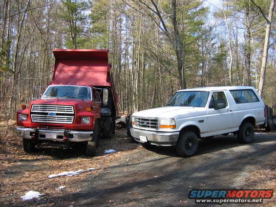 1987 F-600 and 1995 Bronco