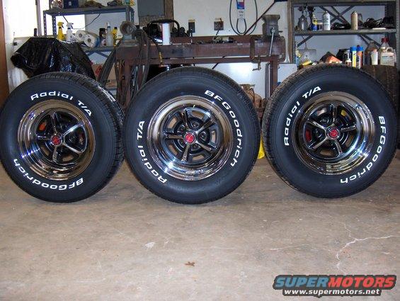 Three out of four wheels and tires from Summit Racing were acceptable quality. 