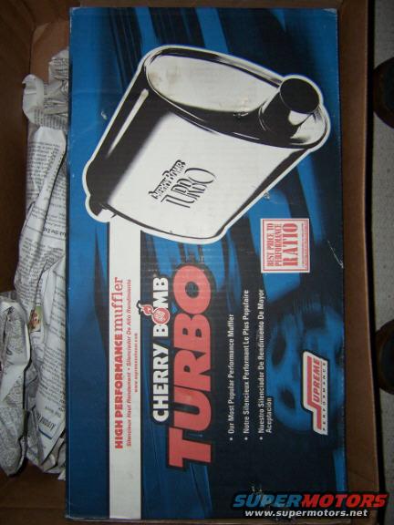100_0028.jpg cherry bomb turbo muffler 2 1/2 inlet an outlet