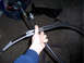 2 drivers side parking brake cables...