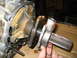 1984 Ford Bronco - Close-up of a transmission output shaft and housing, indicating a mechanical part rather than a complete vehicle.