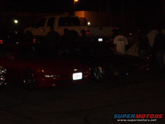 My car and Jeff's just chillin'... fo sho