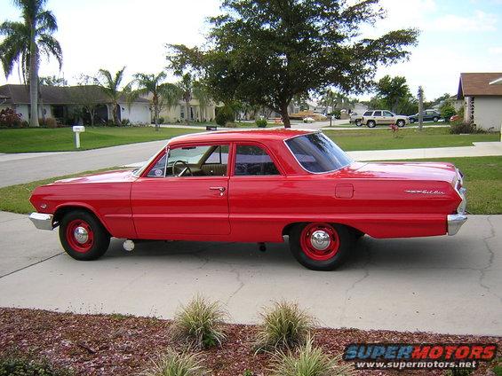 My brother Pete's 327 cu. in. dual quad powered 1963 Chevrolet Bel Air located in Southwest Florida !