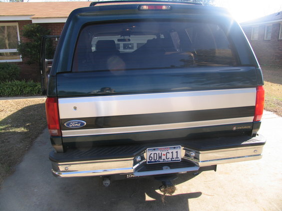 1995 Ford C-150 Centurion conversion van rear view with Ford badge and Centurion text