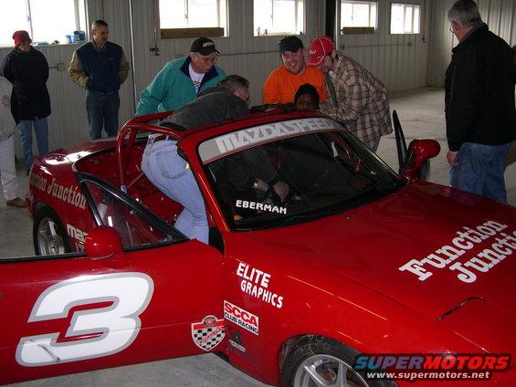Extrication training at SCCA school