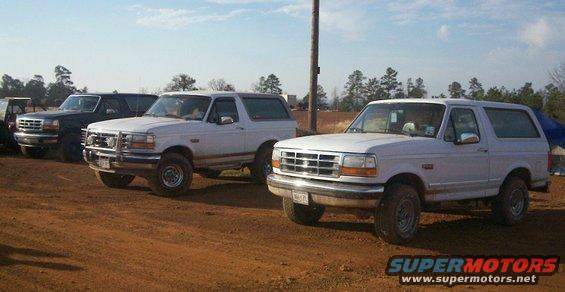 Broncos at Gilmer
From left to right:
Ed's, Ben's and Garritt's