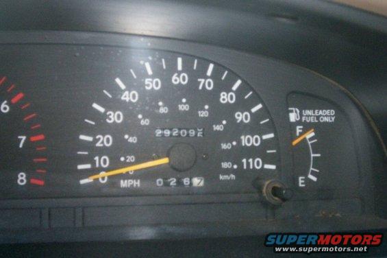 Odometer in Keith's Toyota Tacoma - almost 300K miles!  True testament to Toyota longevity in a truck that sees daily driver commuting and frequent off-road use.