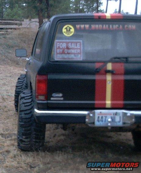 Who needs fender flares in hick country?
