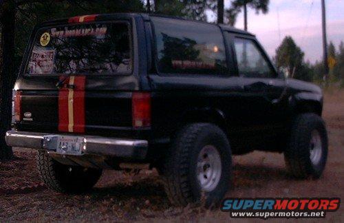 I drive it to work just like this with the 33X12.50 Goodyear tires...except it is usually muddy!