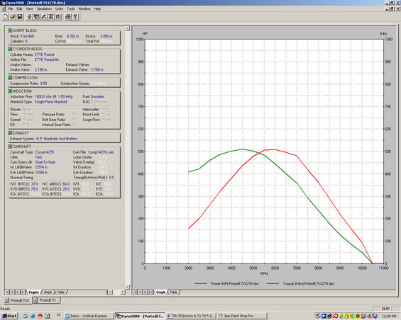 portede7x4278graph.jpg Ported E7 EFI heads with Compcams X4278 Graph