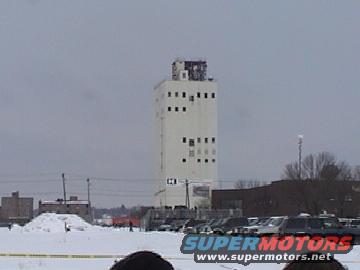 a local grain elevator they tried to demolish with explosives