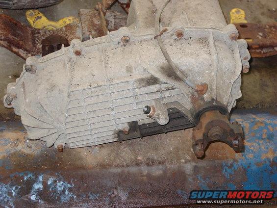 Transfer case with U-joint attached