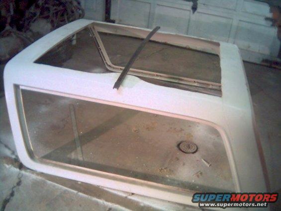 Beginning stage of custom soft top. Black piece is going to be attached as a center bow to keep the vinyl from flapping.