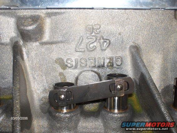 genesis481-008.jpg I love that GENESIS 427 foundry stamp. You can see the Comp Cams solid roller lifters.