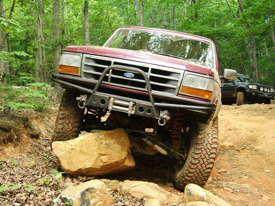 uwharrie-025.jpg Last time I let my passenger tell me the right line... another steering stabilizer down the drain