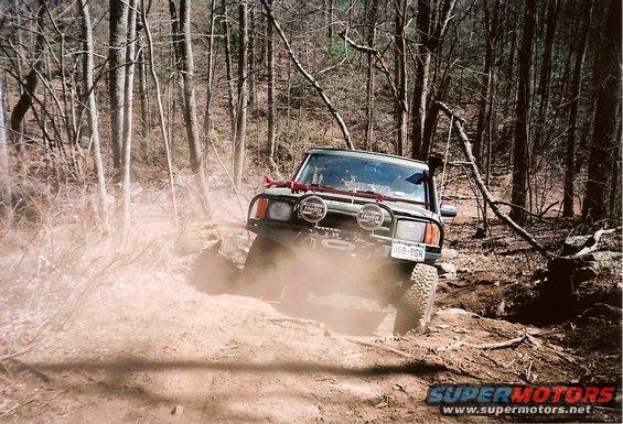 Kicking up some dirt.