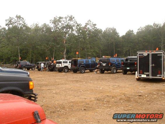 Oh no, don't get the H2's dirty!!!! 