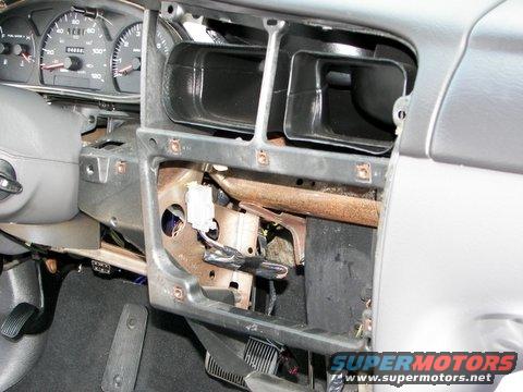 Audio System Installation - Stripped dash for Metra Dash Kit and Pioneer Head Unit install